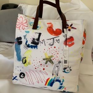 MARC JACOBS B.Y.O.T. Graffiti Tote, NEW, MSRP $250